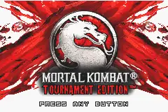 Mortal Kombat- Tournament Edition / gba Title Image