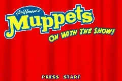 Muppets- On With The Show! / gba Title Image