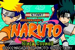 Naruto- Ninja Council / gba Title Image