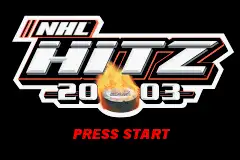 NHL Hitz 2003 / gba Title Image