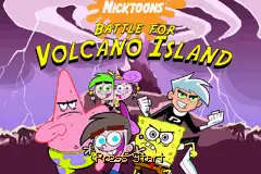 Nicktoons- Battle for Volcano Island / gba Title Image