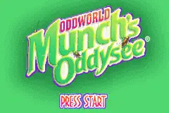 Oddworld- Munchs Oddysee / gba Title Image