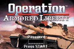Operation Armored Liberty / gba Title Image
