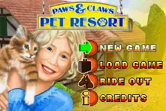 Paws and Claws- Pet Resort / gba Title Image