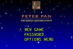 Peter Pan- The Motion Picture Event / gba Title Image