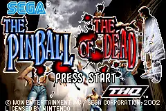 Pinball of The Dead / gba Title Image