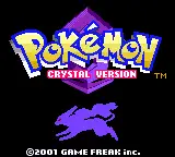 Pokemon- Crystal Version / gba Title Image
