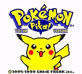 Pokemon- Yellow Version / gba Title Image