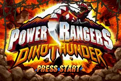 Power Rangers- Dino Thunder / gba Title Image