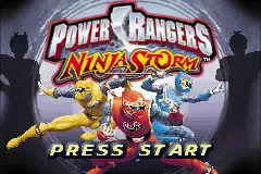 Power Rangers- Ninja Storm / gba Title Image