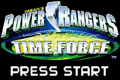 Power Rangers- Time Force / gba Title Image