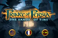 Prince of Persia- The Sands of Time / gba Title Image
