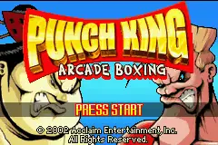 Punch King- Arcade Boxing / gba Title Image