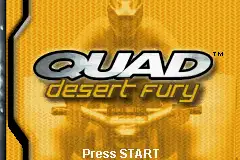 Quad Desert Fury / gba Title Image