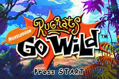 Rugrats- Go Wild / gba Title Image