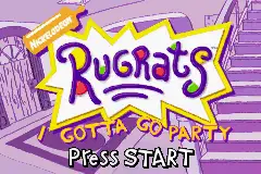 Rugrats- I Gotta Go Party / gba Title Image