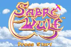 Sabre Wulf / gba Title Image