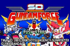SD Gundam Force / gba Title Image