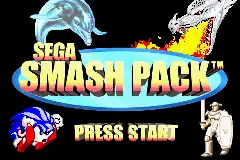 Sega Smash Pack / gba Title Image
