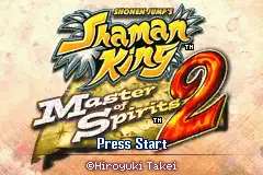 Shaman King- Master of Spirits 2 / gba Title Image