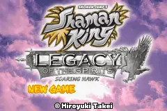Shaman King- Legacy of the Spirits-Soaring Hawk / gba Title Image