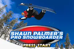Shaun Palmers Pro Snowboarder / gba Title Image