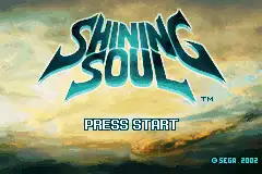 Shining Soul / gba Title Image