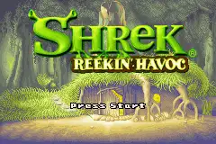 Shrek- Reekin Havoc / gba Title Image