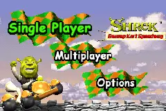 Shrek- Swamp Kart Speedway / gba Title Image