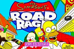 Simpsons- Road Rage / gba Title Image