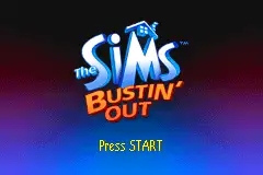 Sims- Bustin Out / gba Title Image