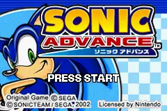 Sonic Advance / gba