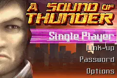 Sound of Thunder / gba Title Image