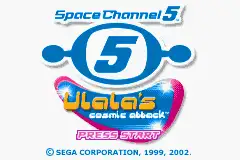 Space Channel 5- Ulalas Cosmic Attack / gba Title Image