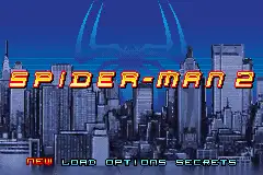 Spider Man 2 / gba Title Image