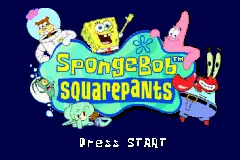 SpongeBob SquarePants- SuperSponge / gba Title Image
