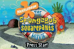 SpongeBob SquarePants- The Movie / gba Title Image