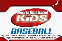 Sports Illustrated For Kids Baseball / gba Title Image
