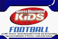 Sports Illustrated For Kids Football / gba Title Image