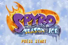 Spyro- Season of Ice / gba Title Image