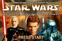 Star Wars Episode II- Attack of The Clones / gba Title Image