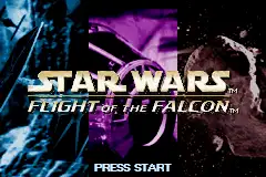 Star Wars- Flight of the Falcon / gba Title Image