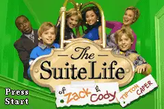 Suite Life of Zack and Cody- Tipton Caper / gba Title Image