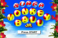 Super Monkey Ball Jr / gba Title Image