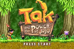 Tak and the Power of Juju / gba Title Image