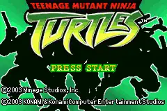 Teenage Mutant Ninja Turtles / gba Title Image