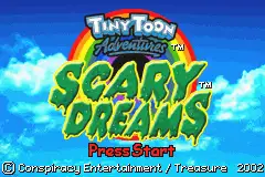 Tiny Toon Adventures- Scary Dreams / gba Title Image
