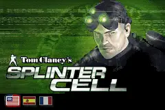 Tom Clancys Splinter Cell / gba Title Image