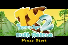 Ty the Tasmanian Tiger 2- Bush Rescue / gba Title Image