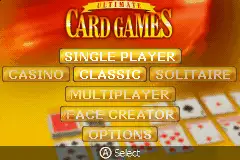 Ultimate Card Games / gba Title Image